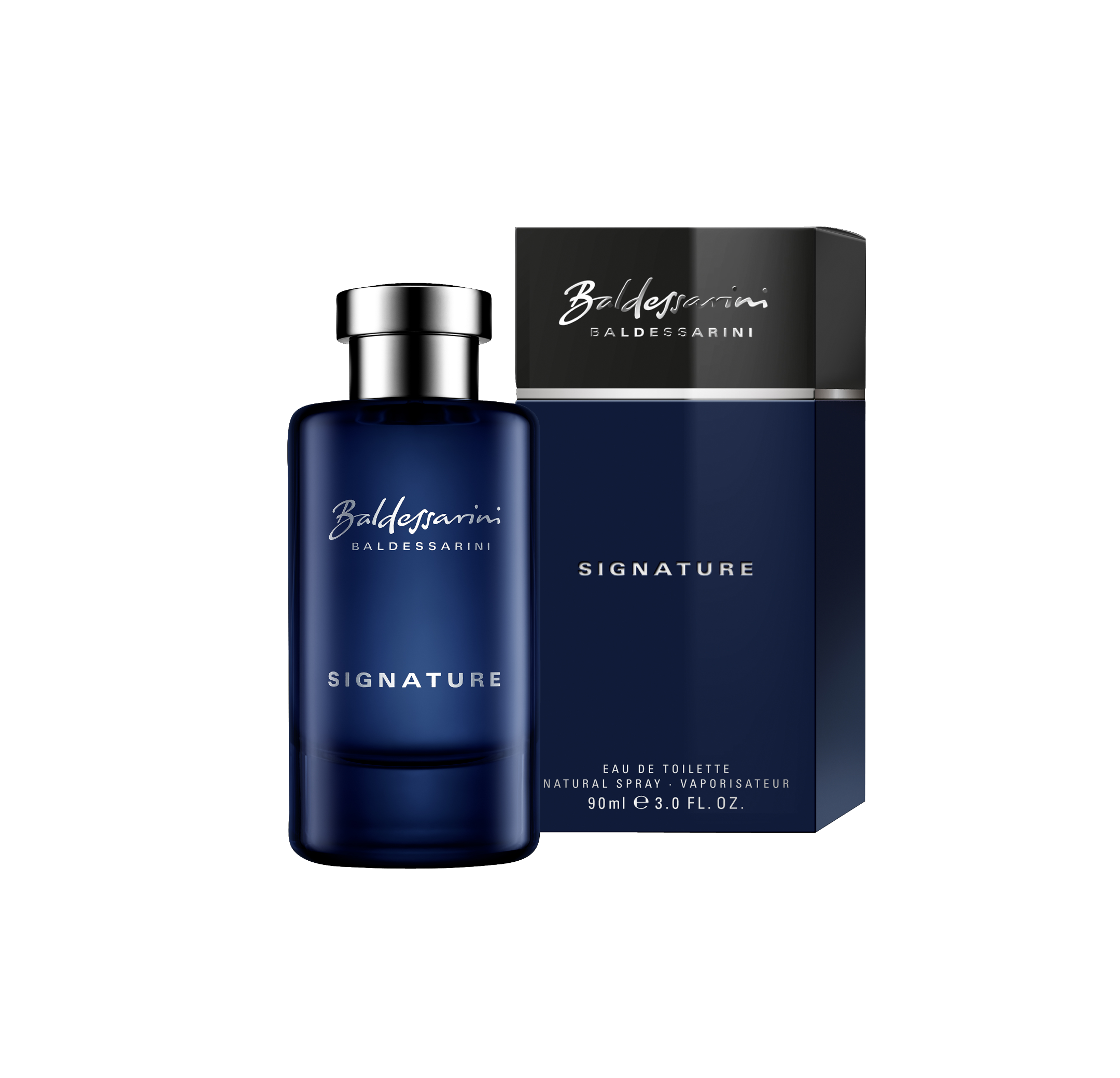 Produktabbildung: Baldessarini Signature Eau de Toilette Flakon und Faltschachtel