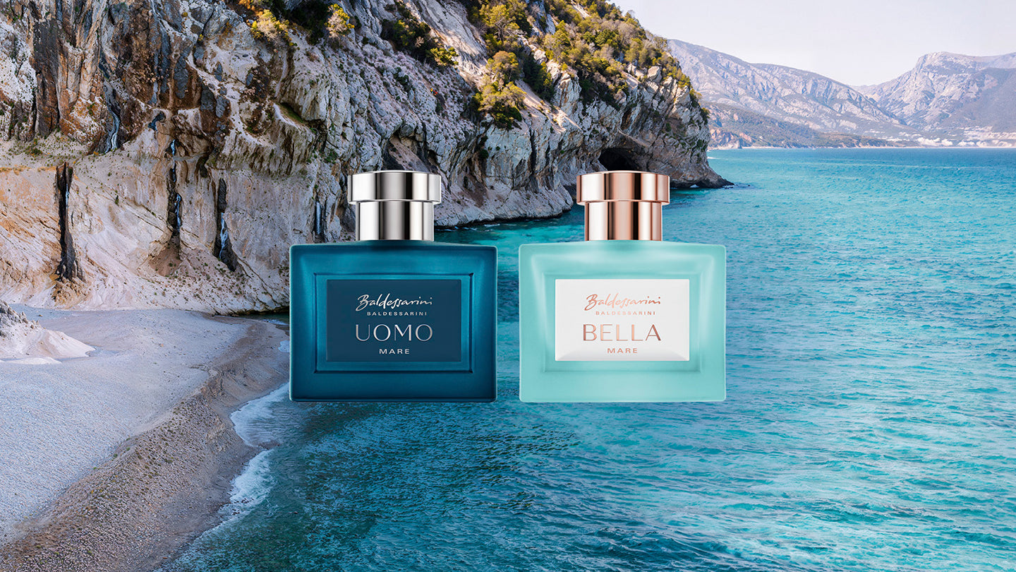 Baldessarini Uomo und Bella Mare vor Küstenlandschaft