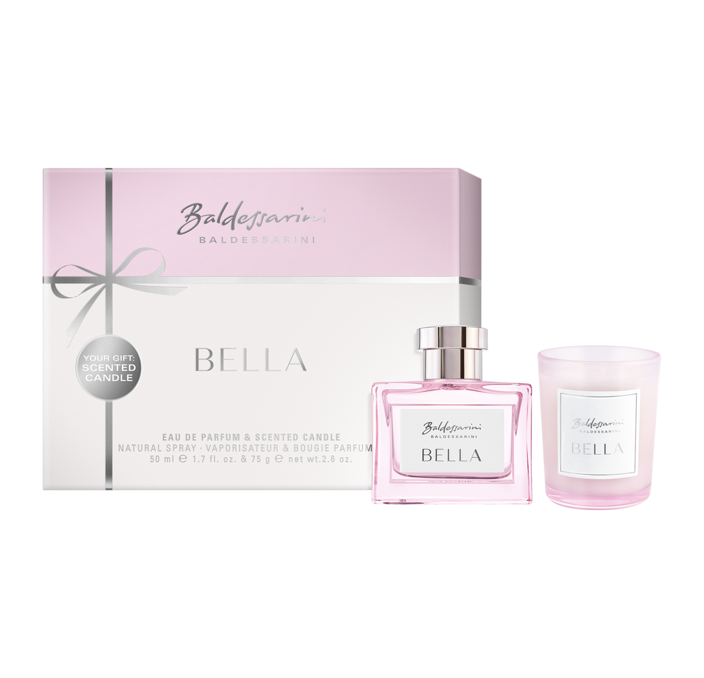 Produktabbildung: Baldessarini Bella Geschenkbox mit Duft und Kerze