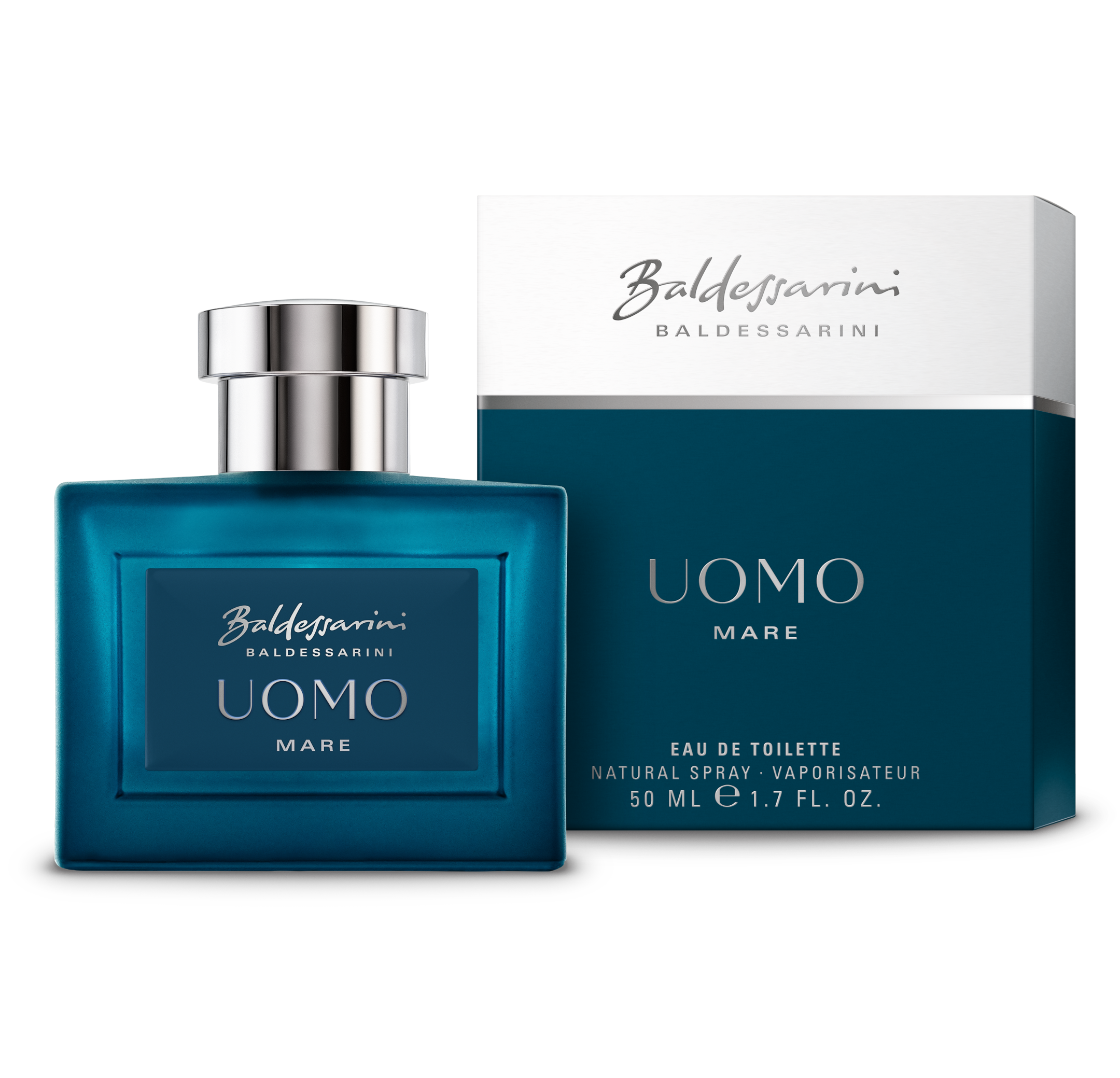 Produktabbildung: Baldessarini Uomo Mare Flakon und Faltschachtel